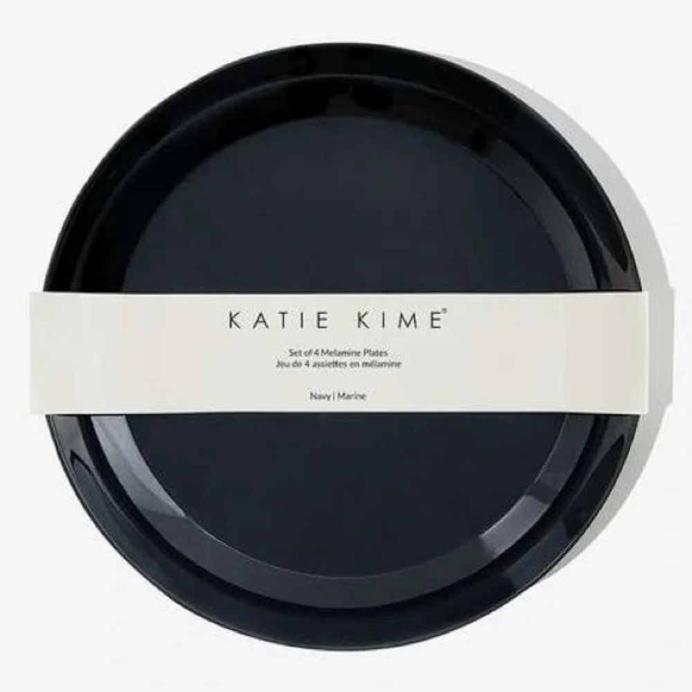 KATIE KIME SET OF 4 MELAMINE PLATES